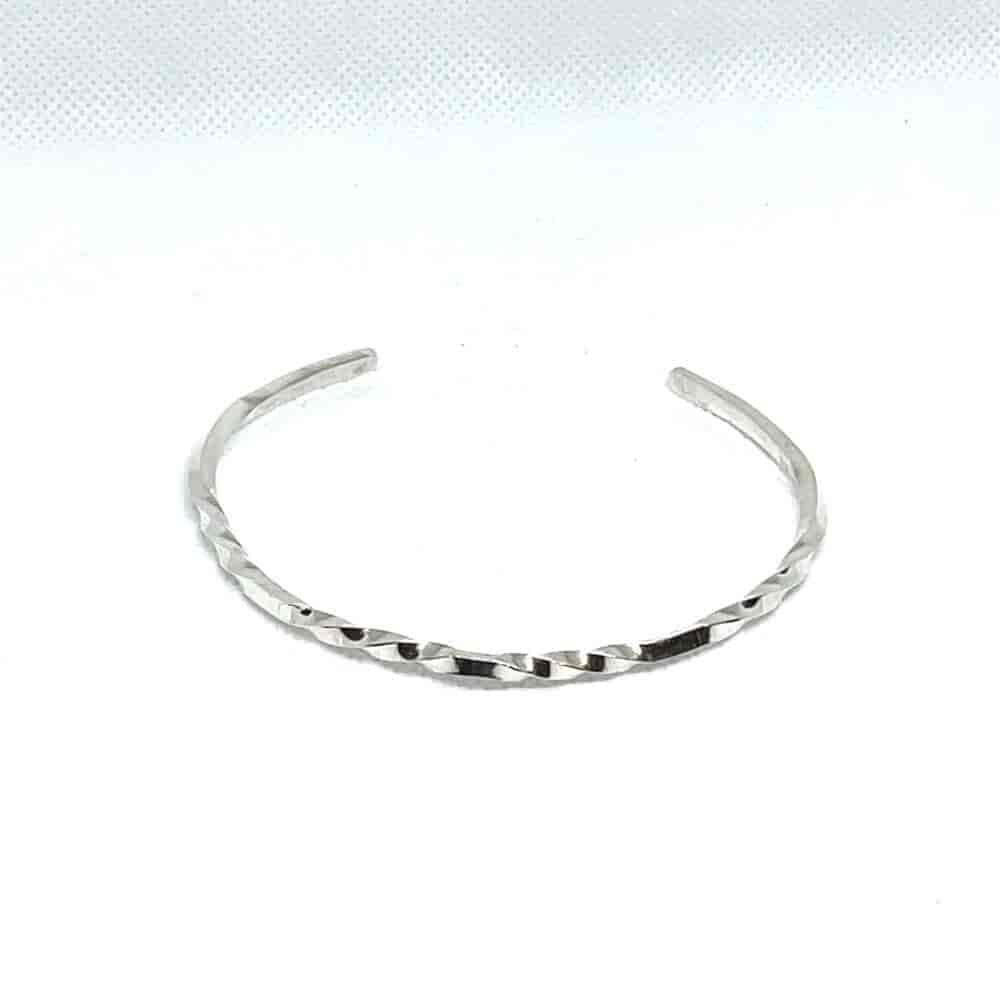 Bracelet-Double Twisted Silver