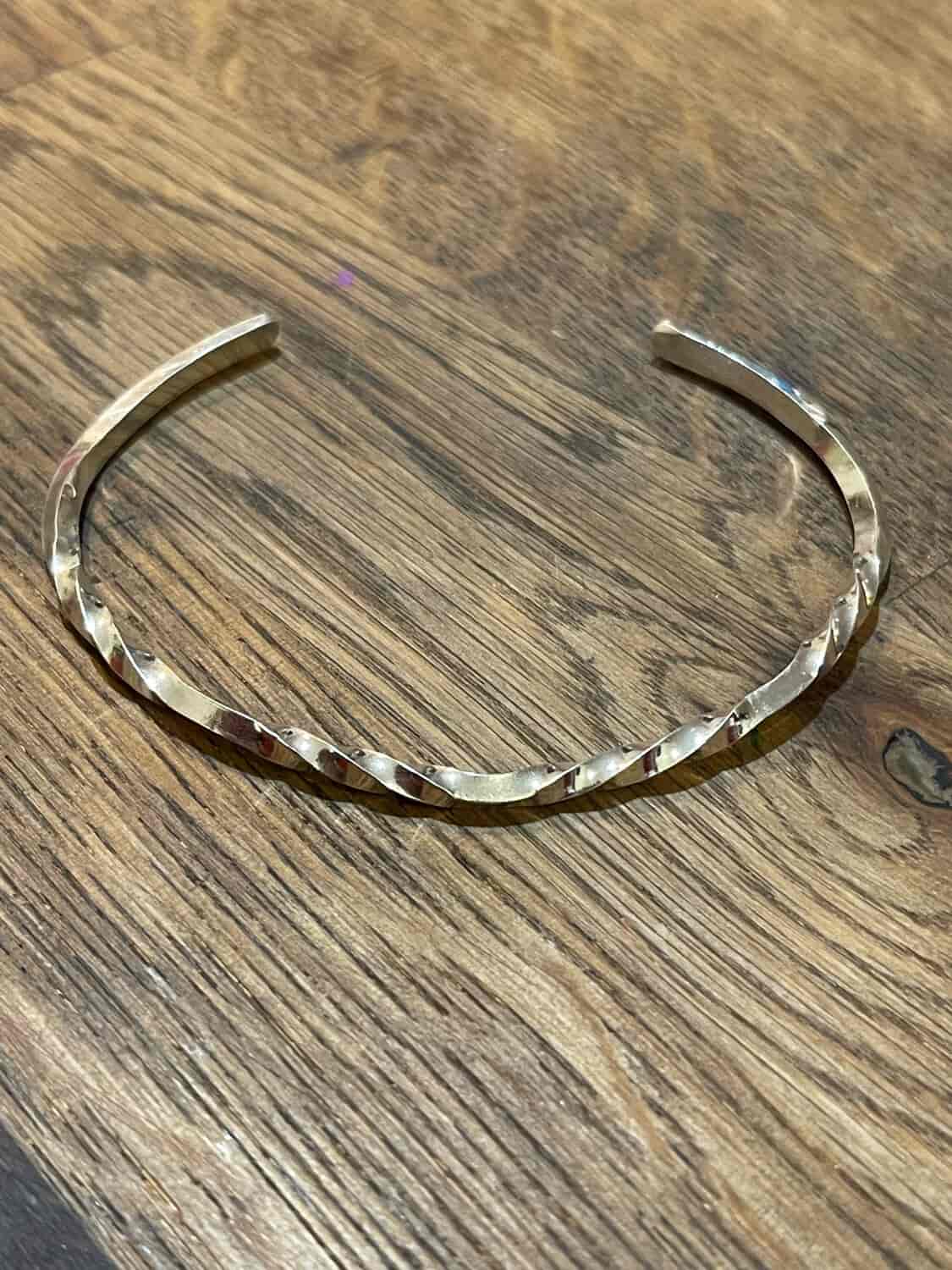 Bracelet-Double Twisted Silver
