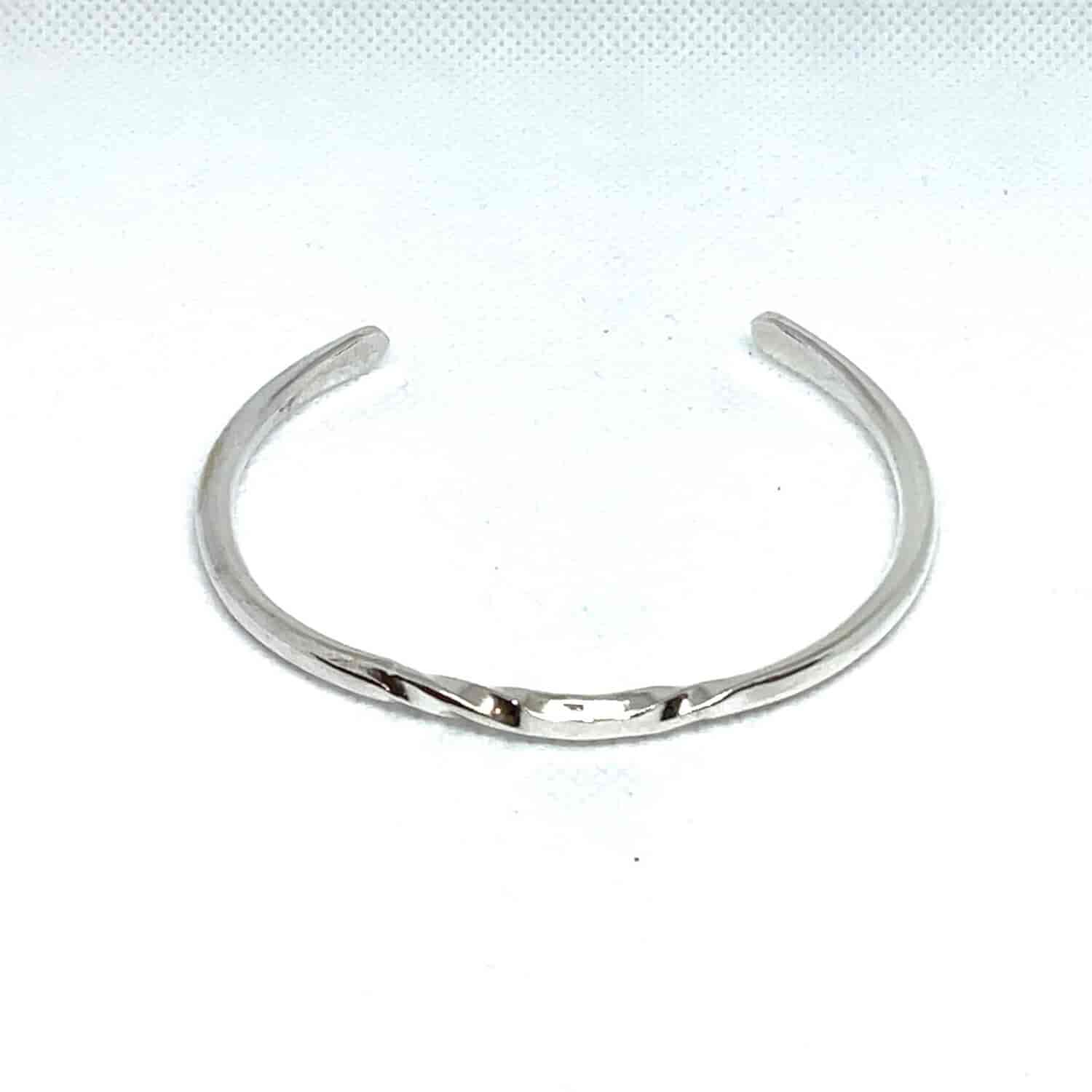 Bracelet- Heavy Twisted Silver