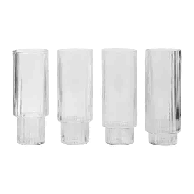 Ripple long drink glas 4-pack