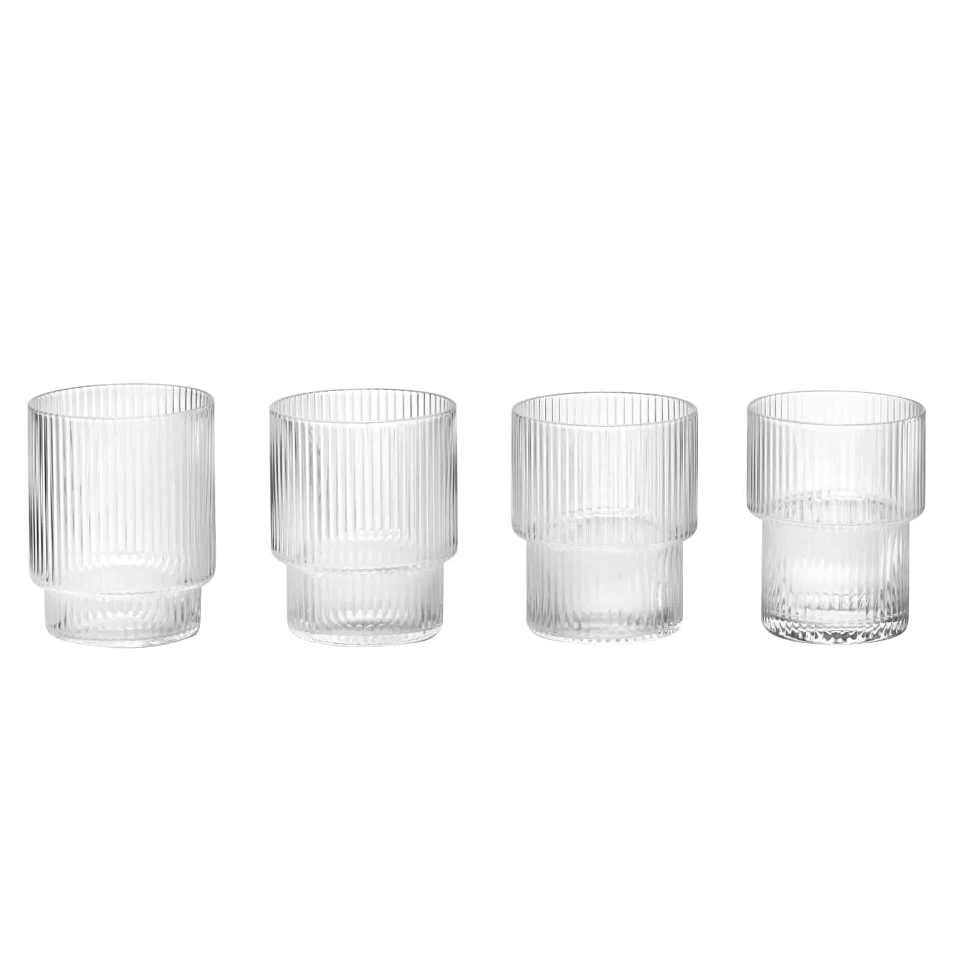 Ripple glas 4-pack